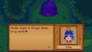 Camping With Emily?TheEvilFallenOne? - Stardew Valley animation on Crohasit
